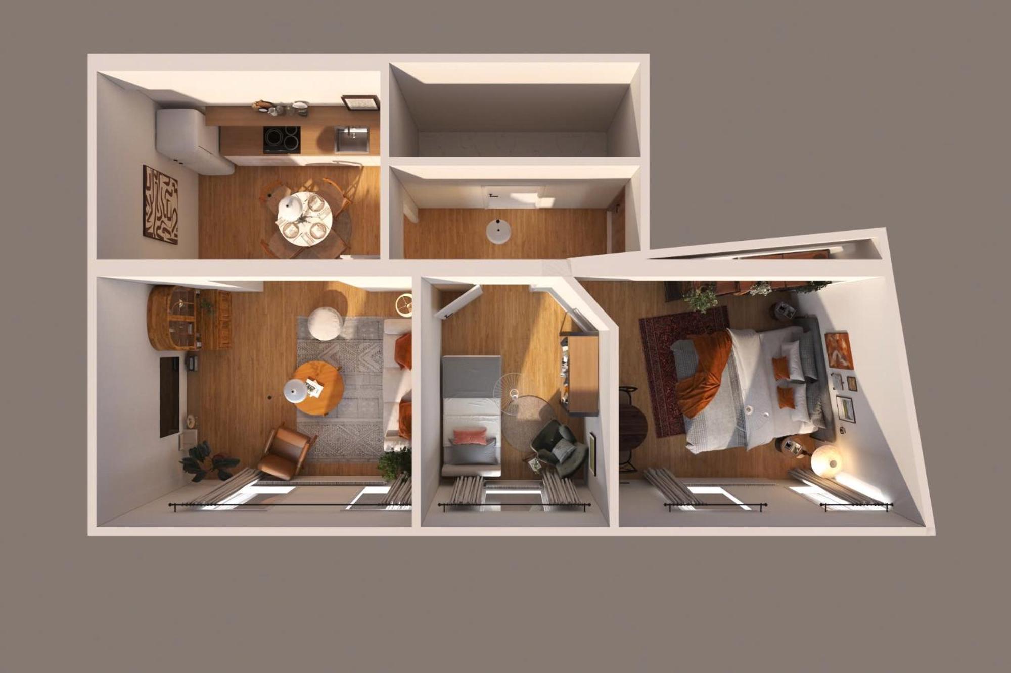 Ba Em City Apartment Висбаден Екстериор снимка